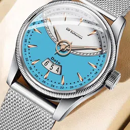 DOUBLERUN Men Dial & Bracelet Style Straps Analogue Multi Function Watch H05N9006 image 5