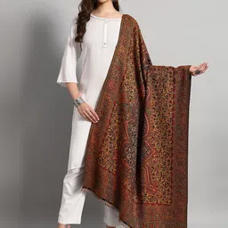 HANDICRAFT PALACE Women Geometric Woven Design Shawl-image-30