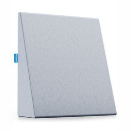 HOSPIKART Grey Memory Foam Filled Faux Velvet Breathable Sleep Pillow-12