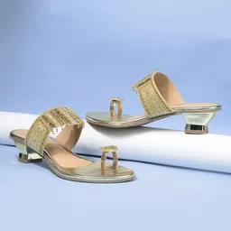 Bata Women Ethnic Block Sandals-57