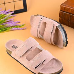 The Roadster Lifestyle Co Women Open Toe Velcro Flats-image-80