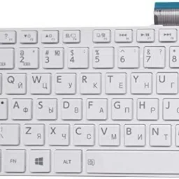 WEFLY Laptop Keyboard Compatible for Toshiba C850 C855 C870 C875D C875 (White) Laptop Keyboard Replacement Key image 3