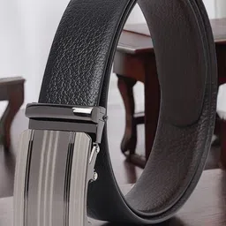 LOOPA Men Textured Leather Formal Belt-picture-9