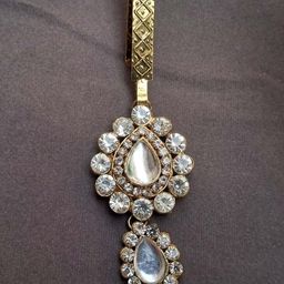 Vidhya Kangan Artificial Stones Studded Waist Chain Saree Accessories-image-61