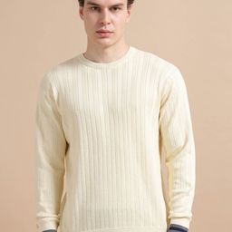 THINC Men Striped Cotton Pullover-image-40