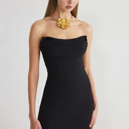 Trendyol Women Strapless Bandeau Mini Dress-picture-46