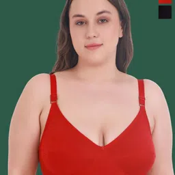 Aimly Bra Pack of 2 Full Coverage Non Padded Full coverage Lycra Everyday Bra-52