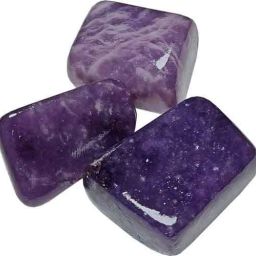 Lepidolite Tumble 3 Pc Polished Rectangular Crystal Pebbles-image-13