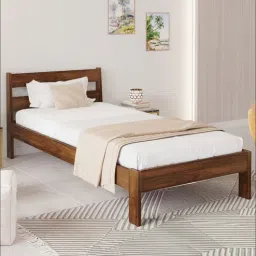 bluewud Roverb Single Bed In Brown Maple Finish-picture-37