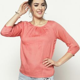 Sera Women Solid Round Neck Top-picture-23