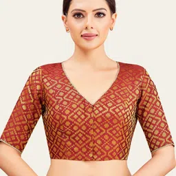 Studio Shringaar Woven Design Saree Blouse-image-73