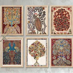 WALLLANE Brown Abstract Wall Paintings-image-84