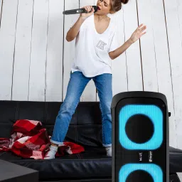 Target Target TT-PSE-6X203 FM-UMB Wireless Bluetooth 6.5" + 6.5" Trolley Speaker 140 W Bluetooth Party Speaker image 2