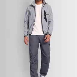 DCYPHR Men Longline Parka Jacket-image-34