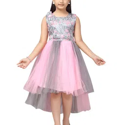 BAESD Floral Print Net Blouson Dress-image-38