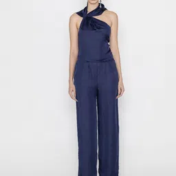 Contemponari Modal Halter Neck Basic Jumpsuit-picture-4