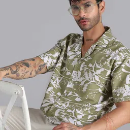TAHVO Men Relaxed Casual Shirt-image-62