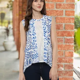 Moda Elementi Print Top-picture-49