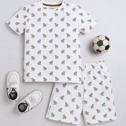 BAESD Unisex Kids Printed T-shirt with Shorts-image-18