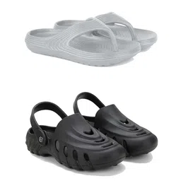 DRACKFOOT Men Pack Of 2 Flip Flops-picture-49
