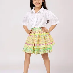 Piccolo Piglet Girls Shirt with Skirt-image-21