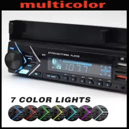 maties Car Multi-function 6100 Stereo Single Din Phone Stand with Remote Control 260 Car Stereo image 2