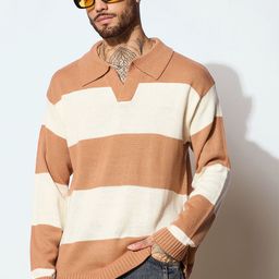 MASCLN SASSAFRAS Unisex Striped Pullover-image-54