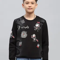 Monte Carlo Boys Printed Cotton Casual Pullover Sweatshirt-picture-35