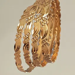 SGN fashion Gold Brass Bangles-picture-31