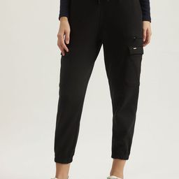 ELLE Women Cotton Joggers Trousers-image-41