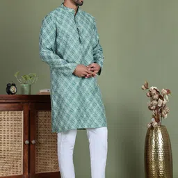 Jompers Men Regular Kurta with Pyjamas image 4