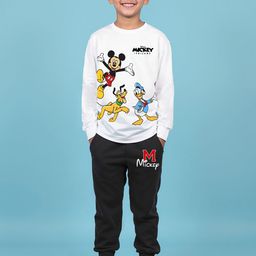 YK Disney Boys Mickey & Friends Printed T-shirt With Trackpant-picture-15