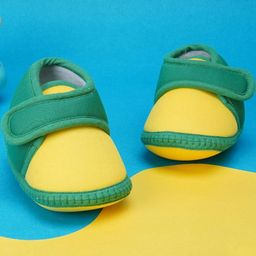NESKA MODA Kids Green Cotton Booties-picture-26