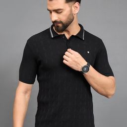 CLAPTON Men Polo Collar T-shirt-image-94