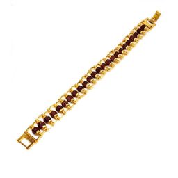 Divine souvenirs Unisex Gold-Plated Rudhraksha Wraparound Bracelet-47