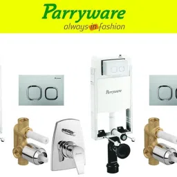 Half Frame Concealed Cistern, with divater body upper edge set of 2 pic 054 Dual Flush Tank-1