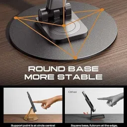 Boom Desktop Mobile Holding Stand & 360° Rotational Base,Multiple Adjustment Angles Mobile Holder image 3