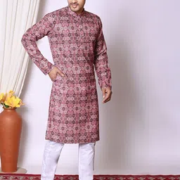 AHLAN APPARELS Geometric Embroidered Sequinned Kurta With Trouser image 4