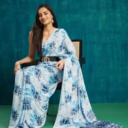 RACHNA Cotton Floral Printed Saree-56