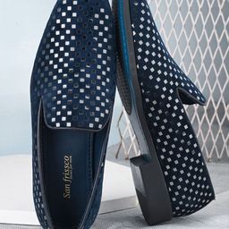 San Frissco Men Velvet Mojaris-picture-26