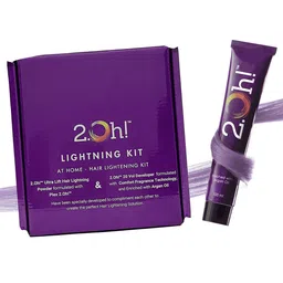 2.Oh! Semi Permanent Hair Color & Bleach Kit-250ml Shade-Lavender-48