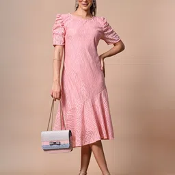 TBOJ Women Net A-Line Midi Dress-picture-17