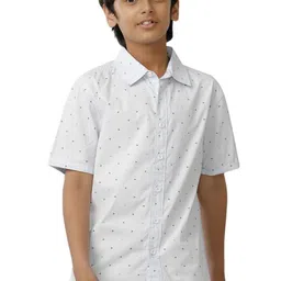 UNDER FOURTEEN ONLY Boys Opaque Printed Casual Shirt-image-93