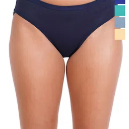 Liigne Pack Of 5 Mid-Rise Seamless Basic Briefs VCPC2186-XS-image-84