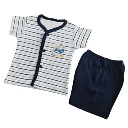 BAESD Boys Striped Shirt with Shorts-image-28