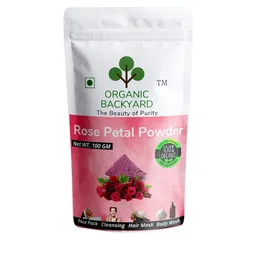 Organic Backyard Rose Petal Powder Face Mask - 100 g-46