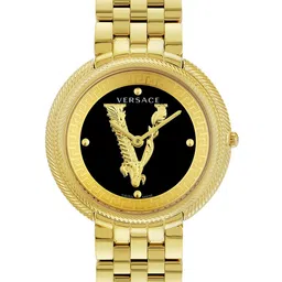 Versace Women Embellished Dial & Stainless Steel Bracelet Style Straps Analogue Watch VE2CA0723-image-75