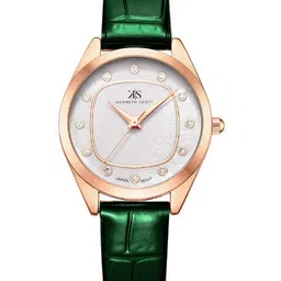 KENNETH SCOTT Women Embellished Dial & Straps Analogue Watch K24508-RLHW-46