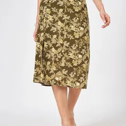 Honey by Pantaloons Floral Printed A-Line Knee-Length Skirts-image-27