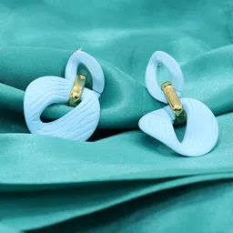 VAGHBHATT Rhodium-Plated Classic Drop Earrings-48